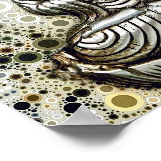 Silver Buddha Poster (Ecke)