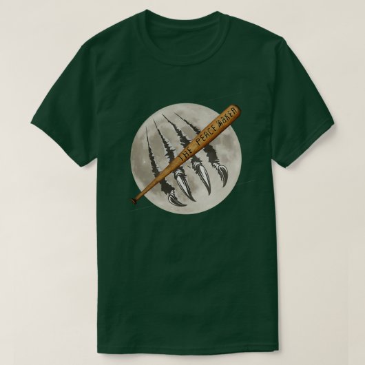 Silver Bullet Werewolf The Peace Maker Bat Hallowe T-Shirt (Design vorne)