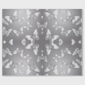 Silver Butterfells Wildlife Lovers Geschenkpapier (Flach)