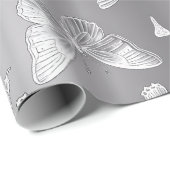 Silver Butterfells Wildlife Lovers Geschenkpapier (Rolleneckpunkt)