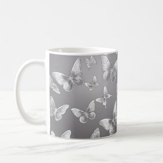 Silver Butterfells Wildlife Lovers Kaffeetasse (Links)