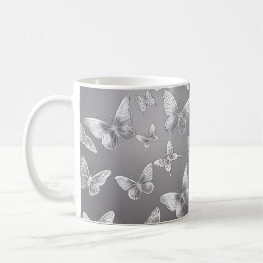 Silver Butterfells Wildlife Lovers Kaffeetasse (Links)