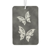 Silver Butterfly & Velvet Personalisiert Autolufterfrischer (Rückseite)