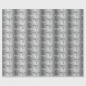 Silver Caduceus Doctor Medical Symbol Muster Geschenkpapier (Flach)