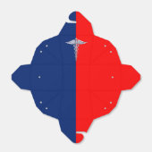 Silver Caduceus Medical Symbol League Geschenkschachtel (Ungefaltet)