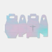 Silver Caduceus Medical Symbol Mother Pearl Geschenkschachtel (Ungefaltet)