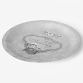 Silver Calla 25th Anniversary Paper Teller (Schrägansicht)