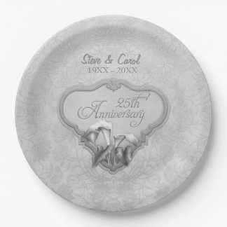 Silver Calla 25th Anniversary Paper Teller