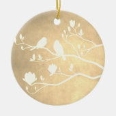 Silver Candelabra (Gold) - Keramik Ornament (Vorne)