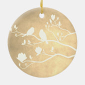 Silver Candelabra (Gold) - Keramik Ornament (Hinten)