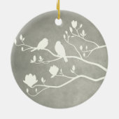 Silver Candelabra - Keramik Ornament (Hinten)