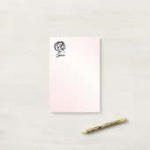 Silver Capricorn the Sea Goat Zodiac Post-it Klebezettel (Auf Schreibtisch)