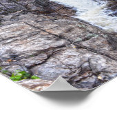 Silver Cascade im Herbst, New Hampshire Poster (Ecke)