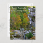 Silver Cascade Postcard Postkarte (Vorne/Hinten)