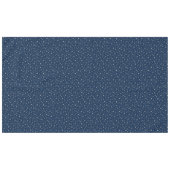 Silver Celestial Star Muster Niedlich Navy Blue Pa Tischdecke (Vorderseite (Horizontal))