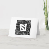 Silver Celtic "S Monogram"