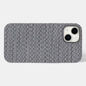 Silver Chainmaille Case-Mate iPhone Hülle (Rückseite (Horizontal))
