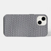 Silver Chainmaille iPhone Hülle (Rückseite (Horizontal))