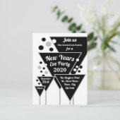 Silver Champagne, Silver Champagne, Silver Party E Postkarte (Stehend Vorderseite)