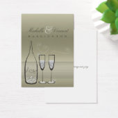 Silver Champagne Wedding Jubiläumsfeier DIY Gift T (Schreibtisch)