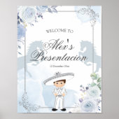 Silver Charro 3 anos Präsentation Begrüßungszeiche Poster (Vorne)