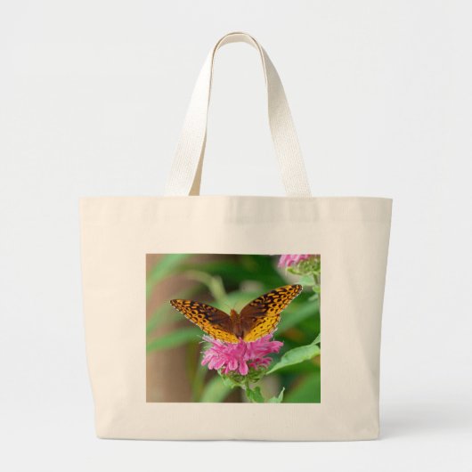 Silver Checkerspot Butterfly Jumbo Stoffbeutel (Vorne)