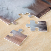 Silver Chinchilla Persian Furry Cat Brown Basket Puzzle (Seite)