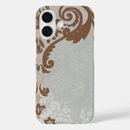 Silver Chocolate Elegante Phone Case (Rückseite)