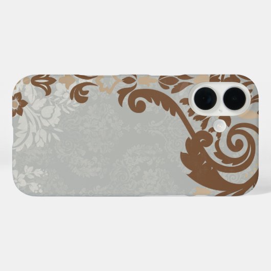 Silver Chocolate Elegante Phone Case (Rückseite (Horizontal))