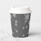 Silver Christmas Ornament Paper Cup Pappbecher (Links)