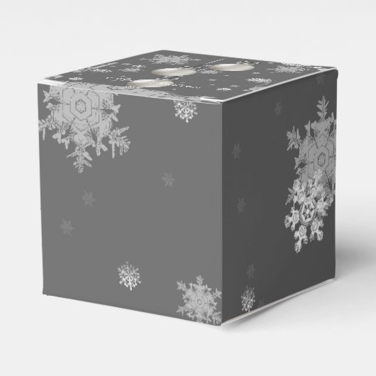 Silver Christmas Ornaments Gefälligkeitsbox Geschenkschachtel (Vorderseite)
