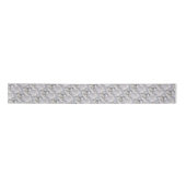 Silver Christmas Satin Ribbon 3" Breite Satinband (Vorderseite)