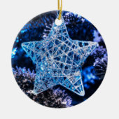 Silver Christmas Star von Bethlehem Ornament (Vorne)