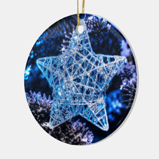 Silver Christmas Star von Bethlehem Ornament (Links)