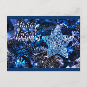 Silver Christmas Star von Bethlehem Ornament Feiertagspostkarte