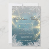 Silver Christmas Tree Branches, Corporate Party, Einladung (Vorderseite)