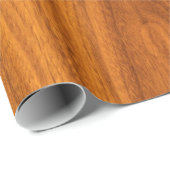 Silver Chrome like Running Dee on Fine Teak Print Geschenkpapier (Rolleneckpunkt)