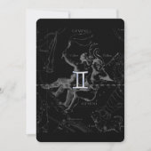 Silver Chrome wie Gemini Zodiac Sign auf Hevelius (Vorderseite)