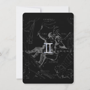 Silver Chrome wie Gemini Zodiac Sign auf Hevelius