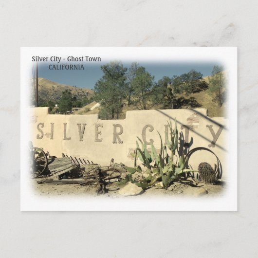 Silver City Ghost Town Postcard! Postkarte (Vorderseite)