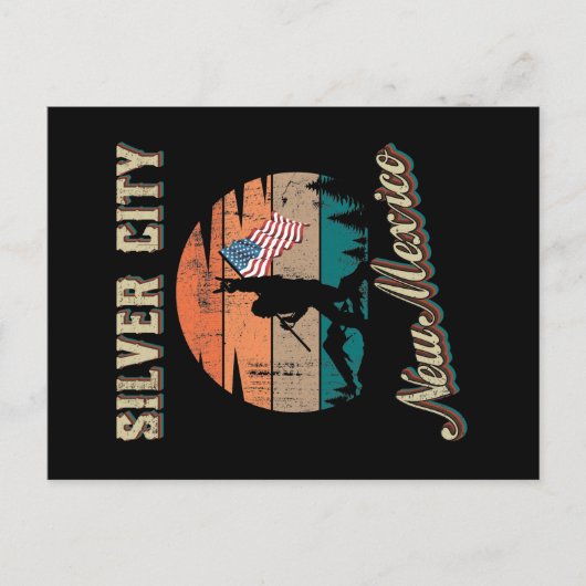 Silver City New Mexico Postkarte (Vorderseite)