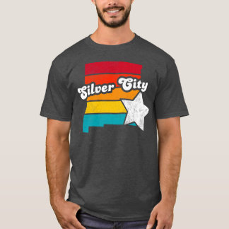 Silver City New Mexico Vintag beängstigend Souveni T-Shirt
