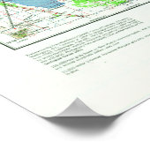 Silver City NM Topo Karte Poster (Ecke)