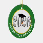 Silver Class 2026 Foto Abschluss Keramik Ornament (Rechts)