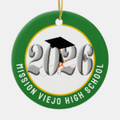 Silver Class 2026 Foto Abschluss Keramik Ornament (Vorne)