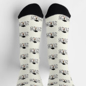 Silver Class of 2026 Graduation Socken (Oben)