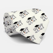 Silver Class of 2027 Graduation Krawatte (Gerollt)