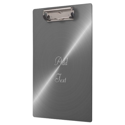 Silver Clipboard Klemmbrett (Links)