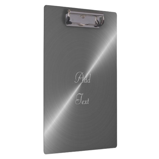 Silver Clipboard Klemmbrett (Rechts)