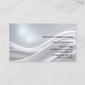 Silver Cloth Classic Visitenkarte (Rückseite)